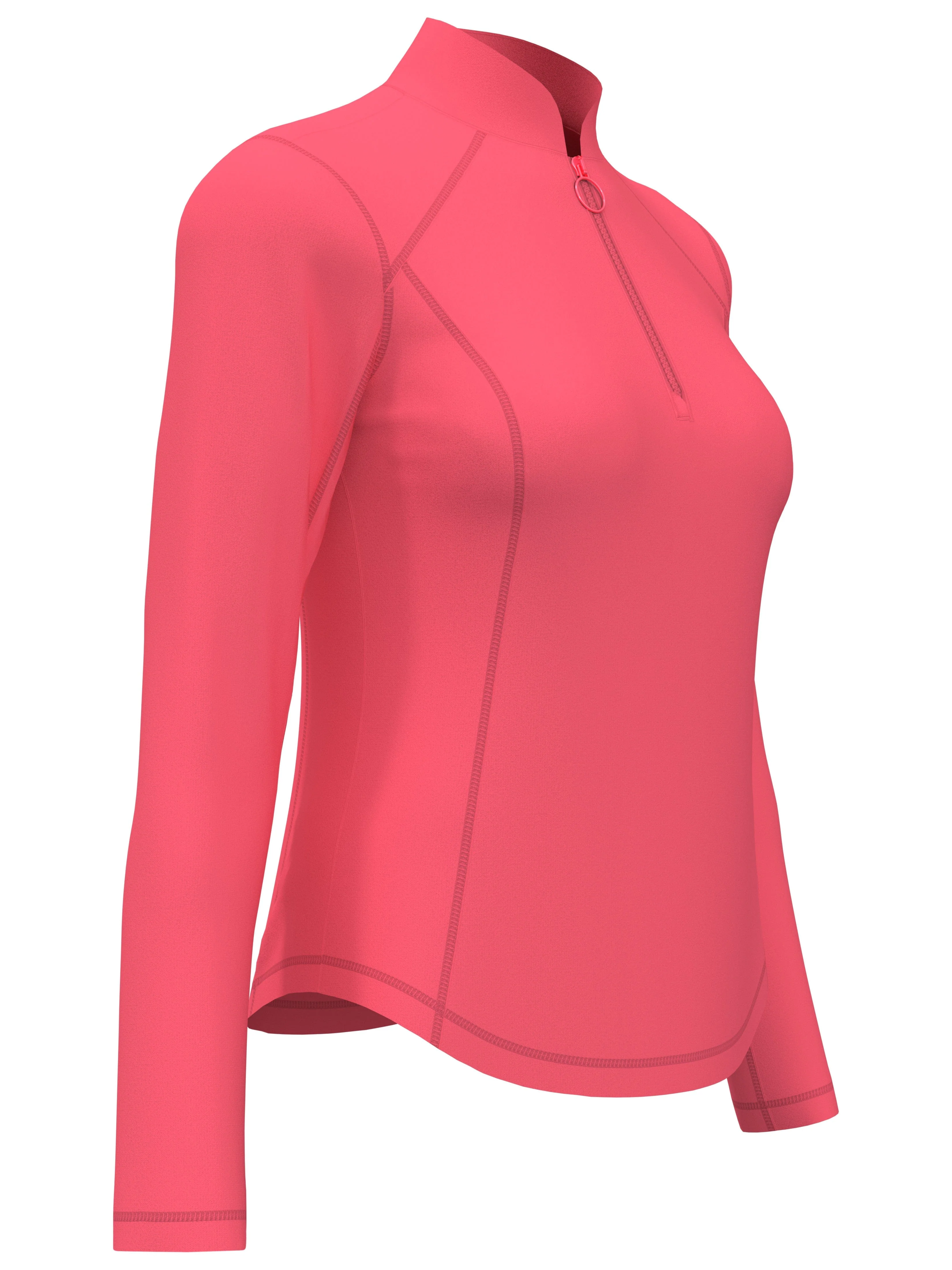 Women's Sun Protection Golf Shirt with Under Sleeve Mesh Panel - Image 3