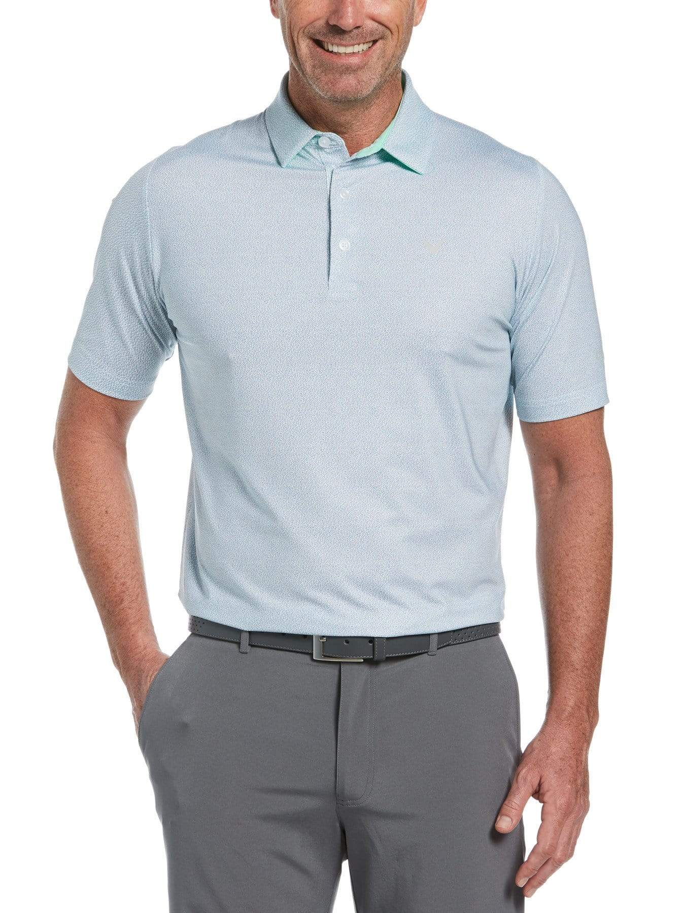 Men's Swing Tech™ Allover Geo Print Polo