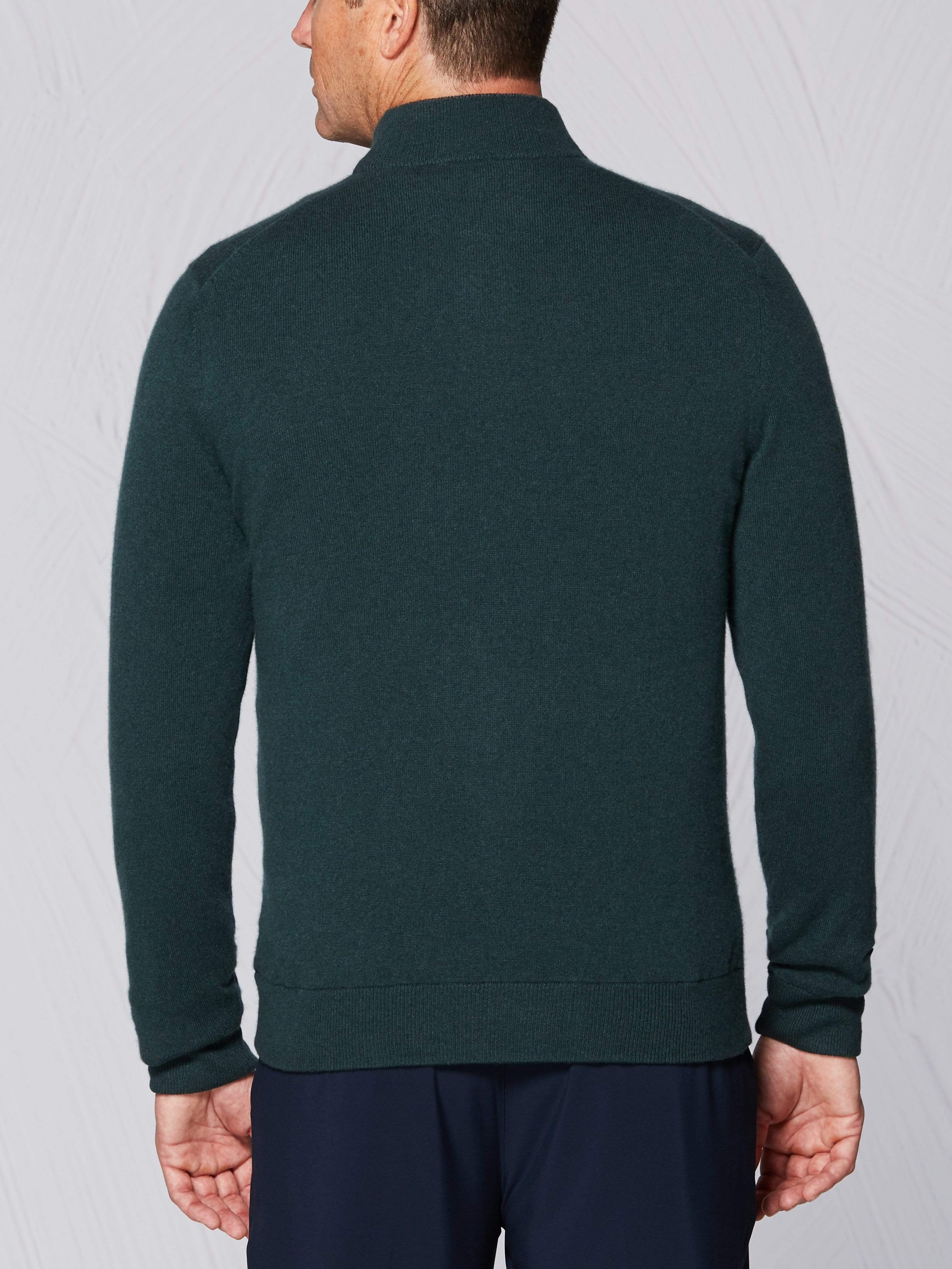 Men's Tour Authentic Quarter Zip Cashmere Golf Windstopper - Image 2