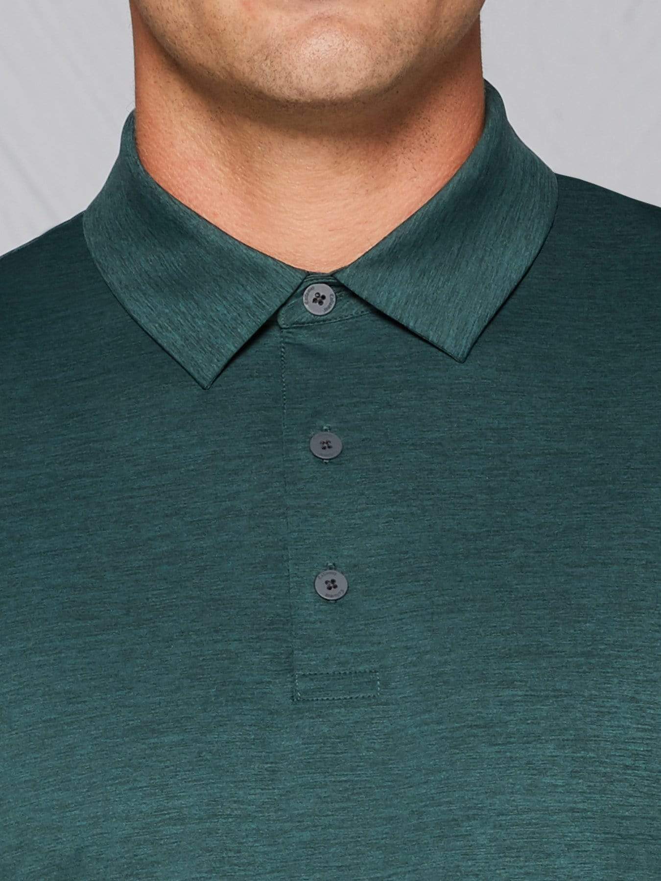 Men's Tour Authentic Heather Striped Polo - Image 3