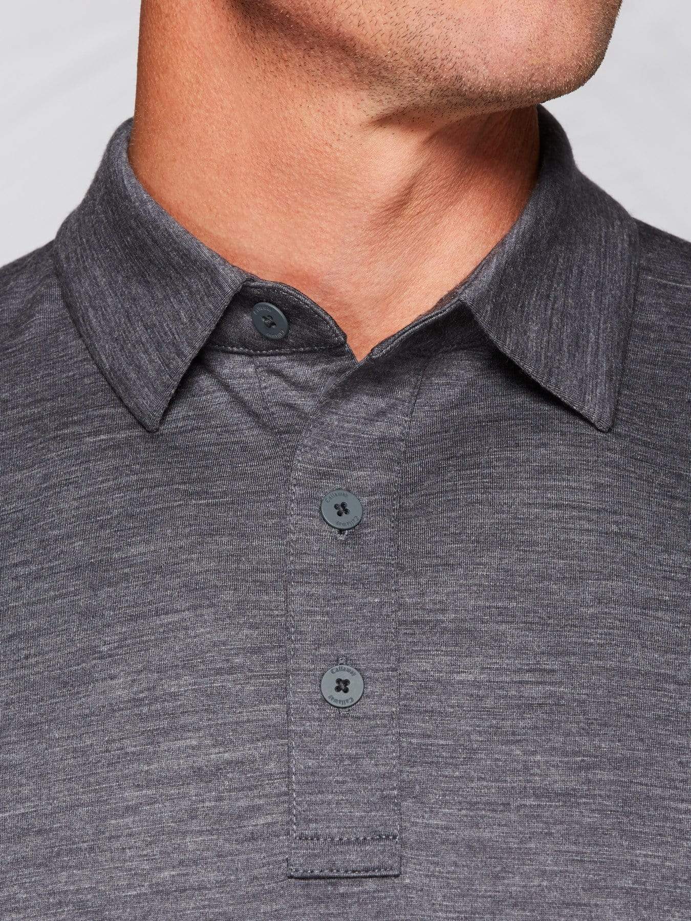 Men's Tour Authentic Wool Heather Polo - Image 3