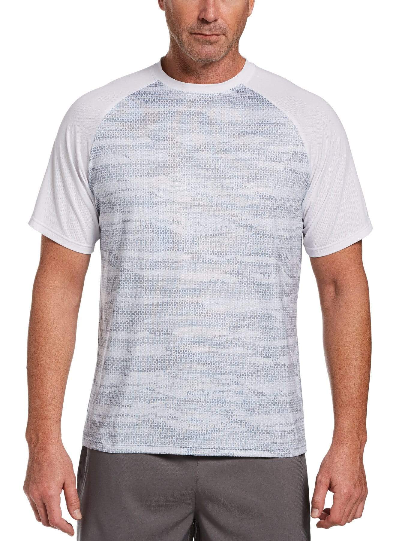 Men's Watercolor Retro Print Tee