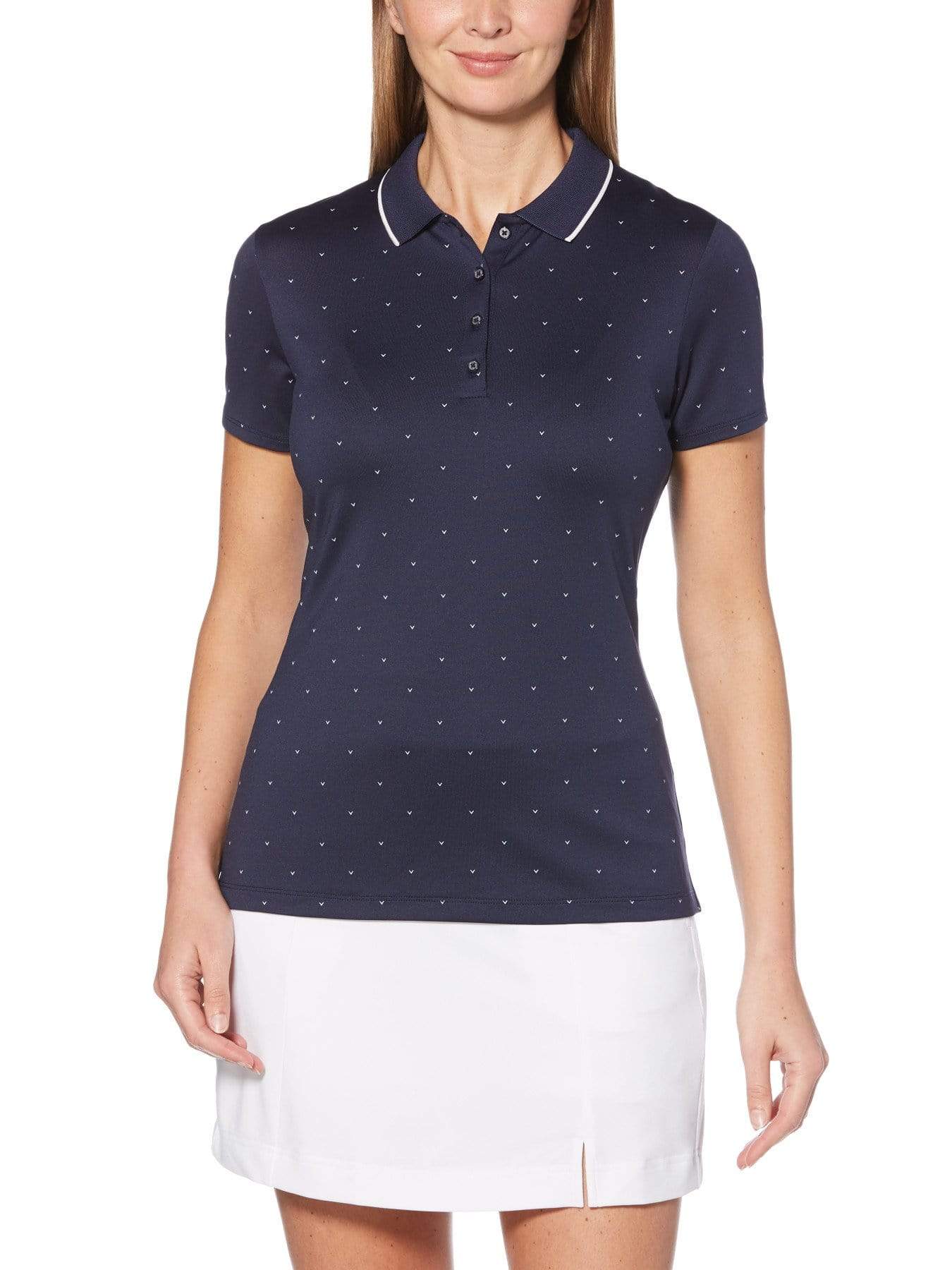 Women's Chevron Polka Dot Polo