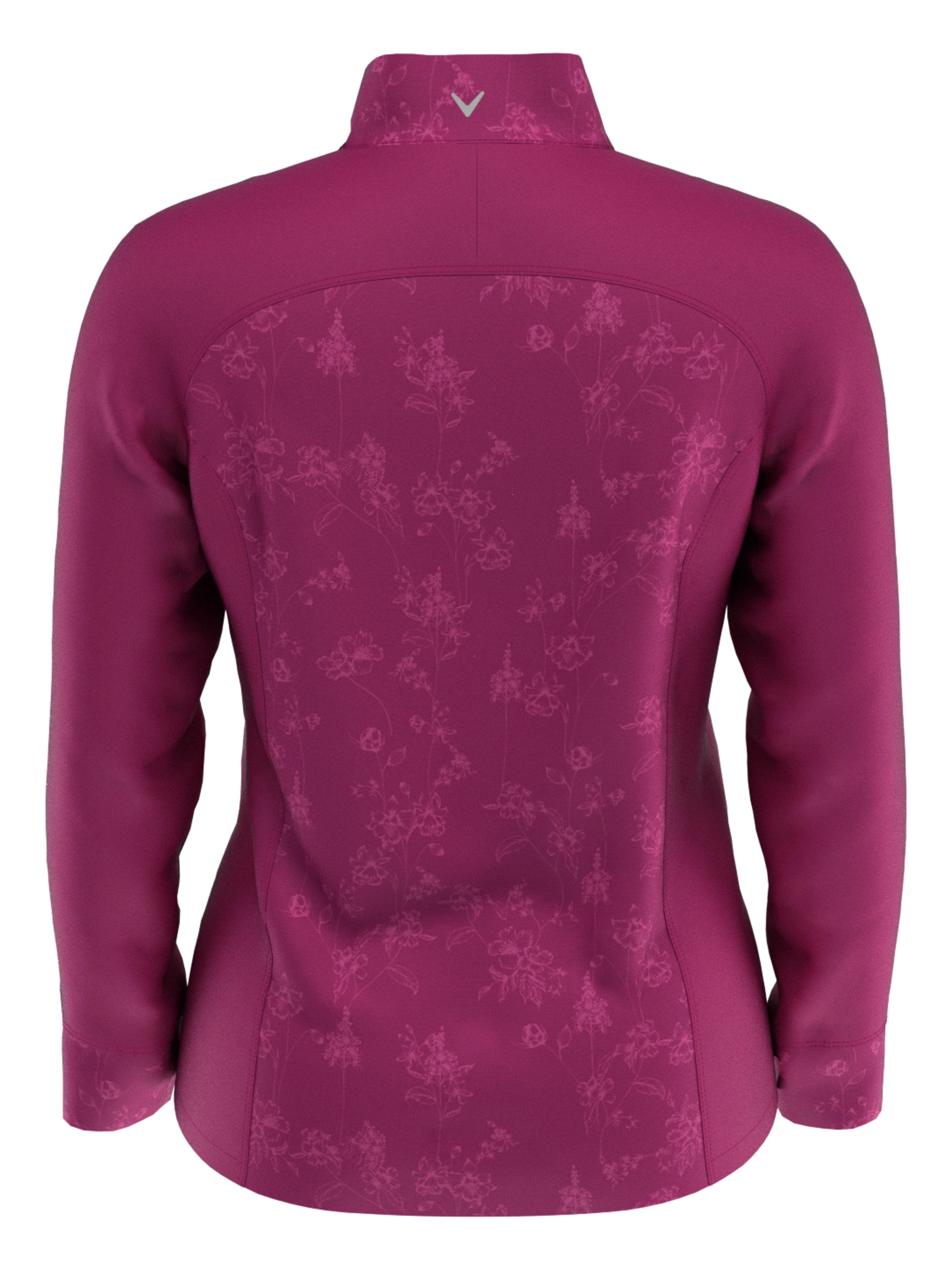 Women's Jacquard Floral Print Sun Protection Pullover - Image 2
