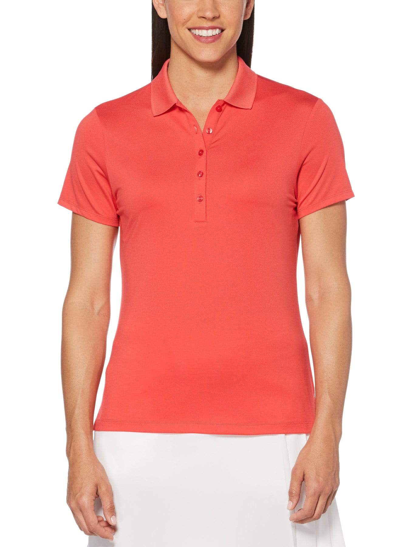 Women's Micro Hex Solid Polo