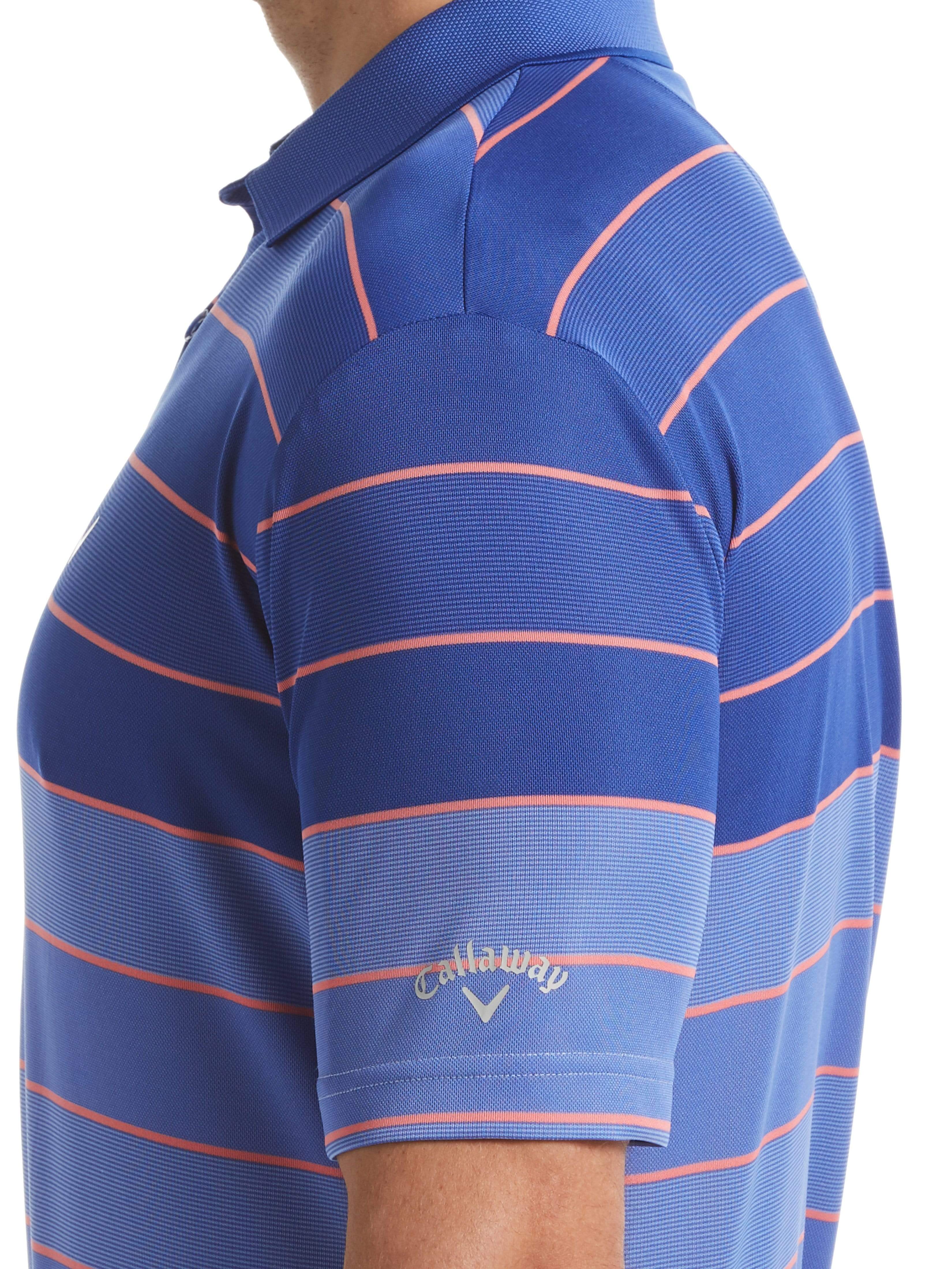 Men's Yarn Dyed Engineered Oxford Stripe Polo - Image 3