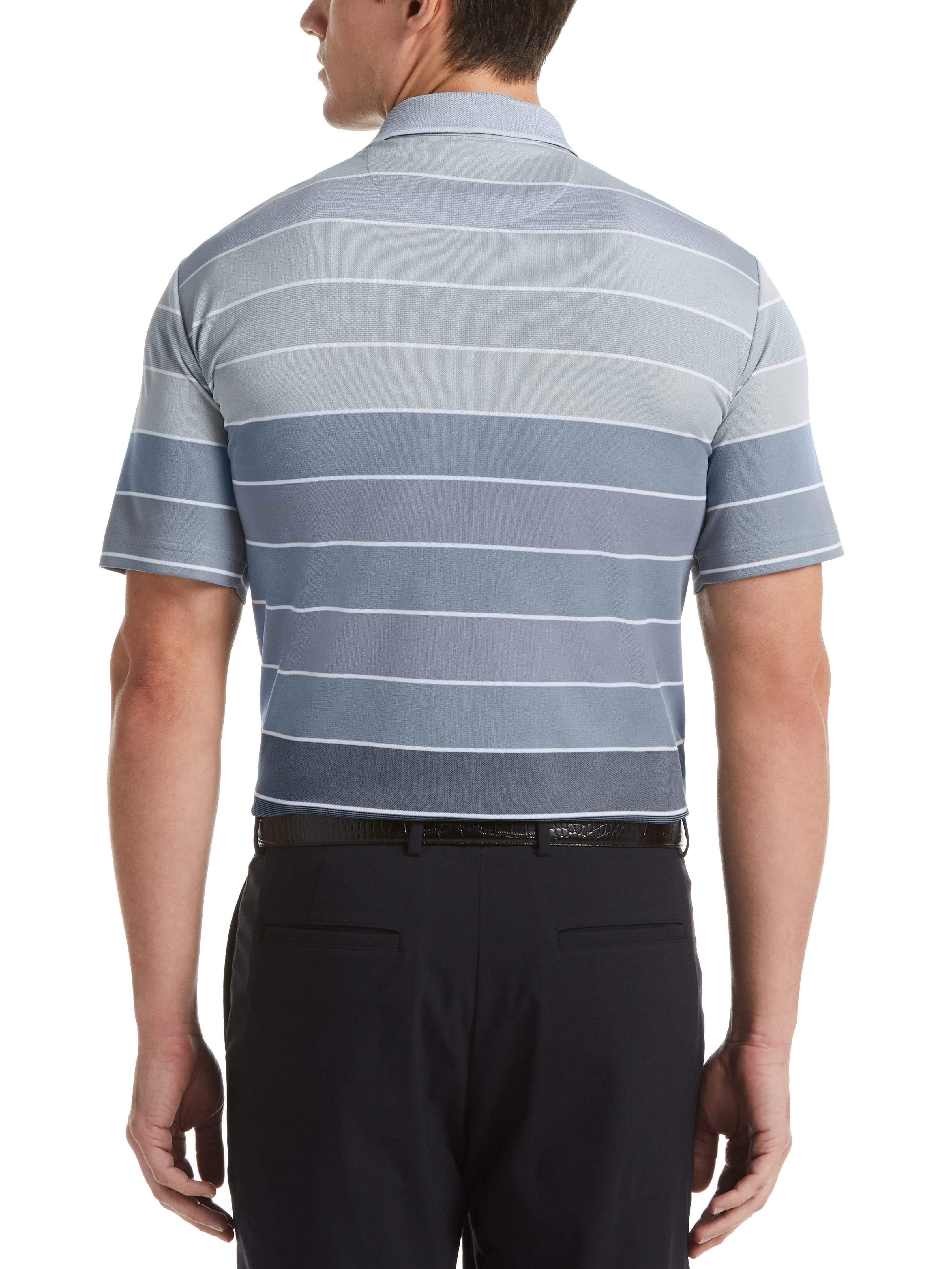 Men's Yarn Dyed Engineered Oxford Stripe Polo - Image 2